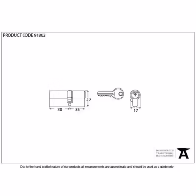 Black 30/35 6pin Euro Cylinder - Image 3