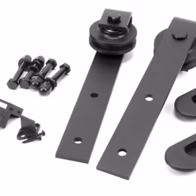 Black Door Hanging Set for Sliding Door Kit