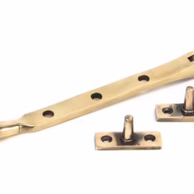 Polished Bronze 8" Reeded Stay