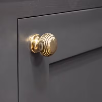 Polished Bronze Beehive Cabinet Knob 30mm - Image 4