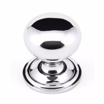 Polished Chrome Mushroom Cabinet Knob 32mm - Image 4