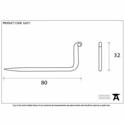 Black L Hook - Large - Image 3