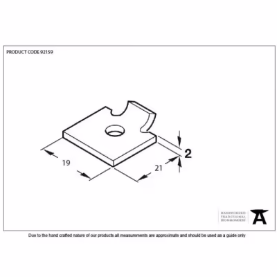 Black Single Stud for Flat Black Bookcase Strip - Image 3