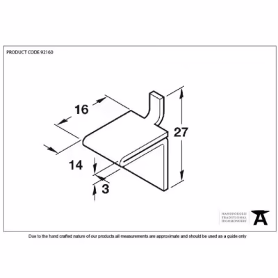 Black Double Stud for Flat Black Bookcase Strip - Image 4