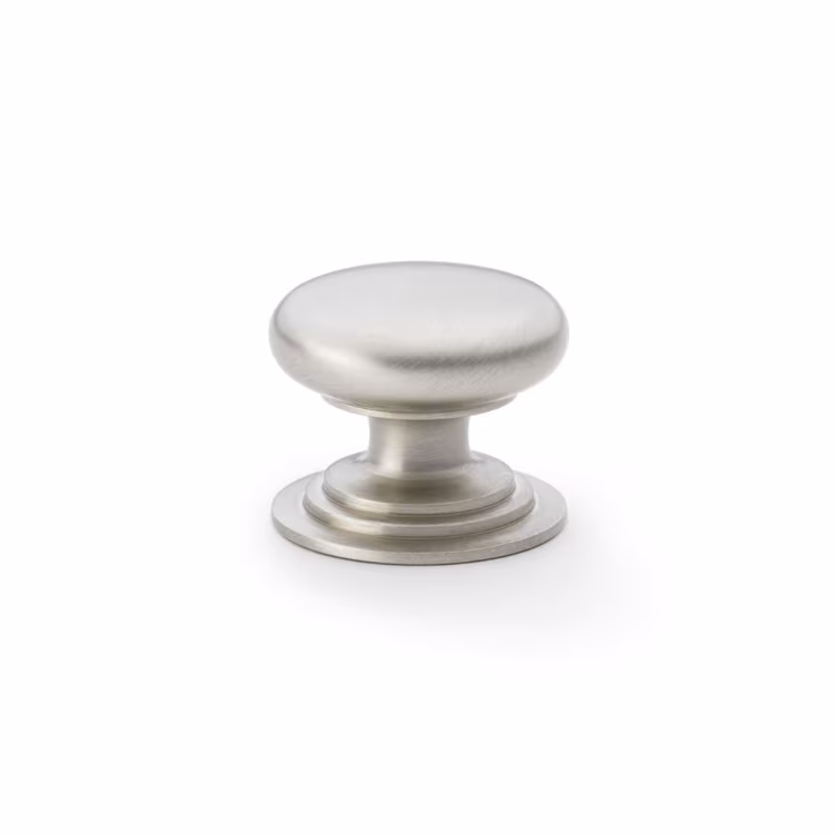 Waltz Round Cupboard Knob On Stepped Rose