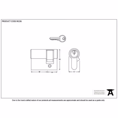 Black 40/10 6pin Single Cylinder - Image 2
