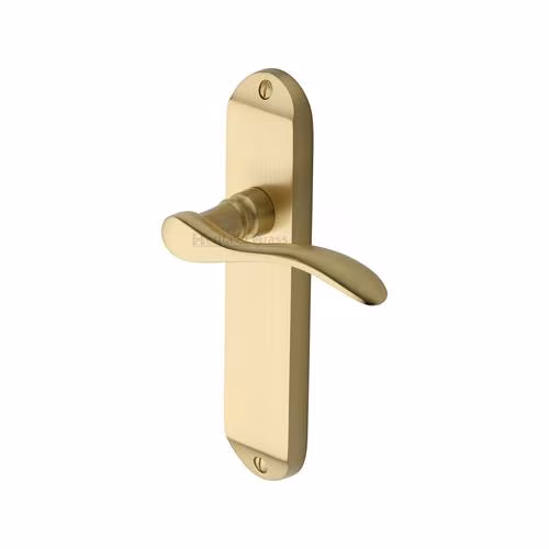 Maya Door Handle on Plate