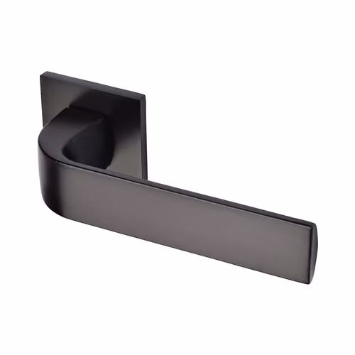 Lisbon Door Handle on Square Rose