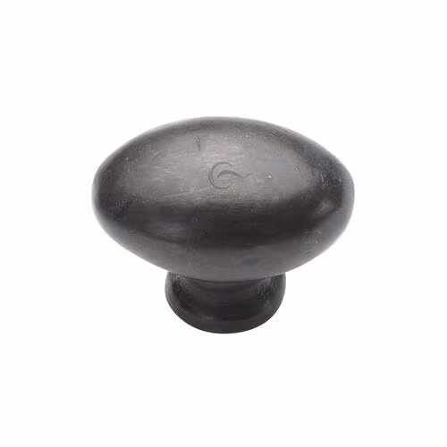 Rustic Bronze Oval Cabinet Knob