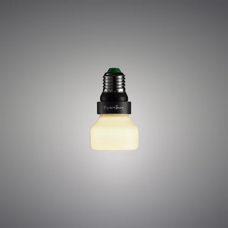 Punch Bulb Puck / E27 Dimmable / White Opaline / Glass
