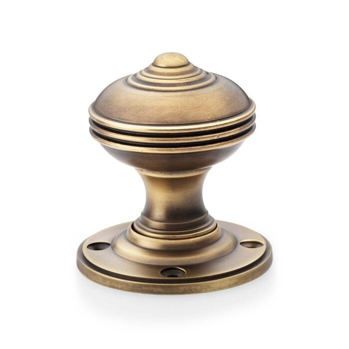 Romeo Mortice Door Knob – Antique Brass