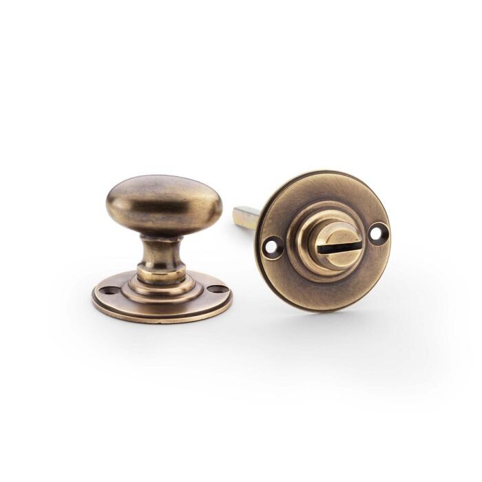 Thumbturn and Release – Antique Brass
