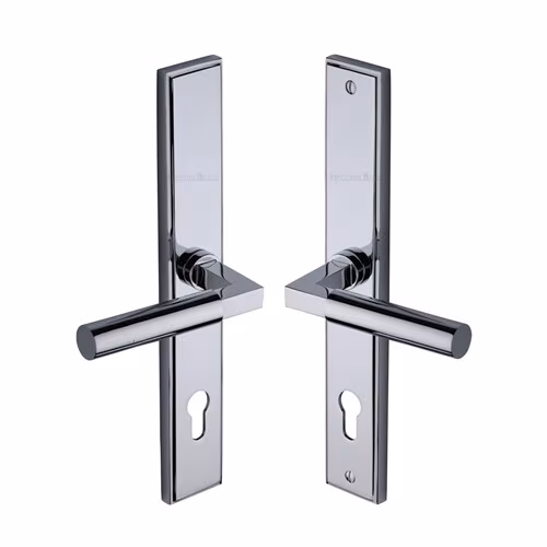 Bauhaus LH Door Handle on Plate