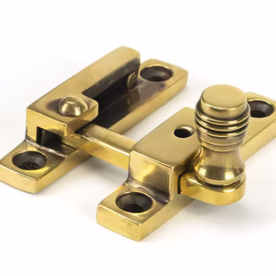 Aged Brass Prestbury Quadrant Fastener - Narrow