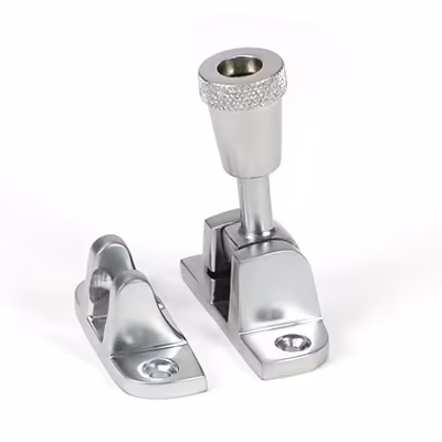 Satin Chrome Brompton Brighton Fastener (Radiused)