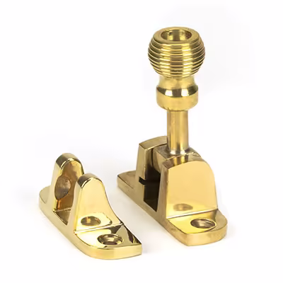 Polished Brass Beehive Brighton Fastener (Radiused)