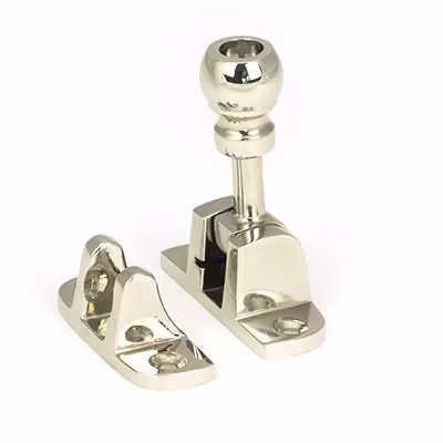 Polished Nickel Mushroom Brighton Fastener (Radiused)
