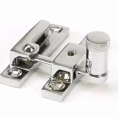 Polished Chrome Brompton Quadrant Fastener - Narrow