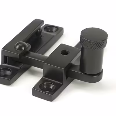 Aged Bronze Brompton Quadrant Fastener - Narrow