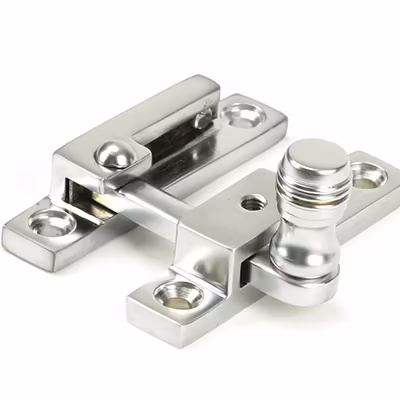 Satin Chrome Prestbury Quadrant Fastener - Narrow