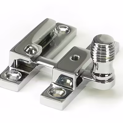 Polished Chrome Beehive Quadrant Fastener - Narrow