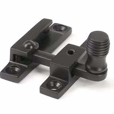 Aged Bronze Beehive Quadrant Fastener - Narrow