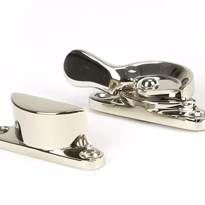 Polished Nickel Fitch Fastener