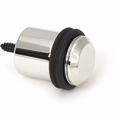 Polished Marine SS (316) Floor Mounted Door Stop