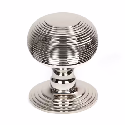 Polished Nickel Beehive Centre Door Knob