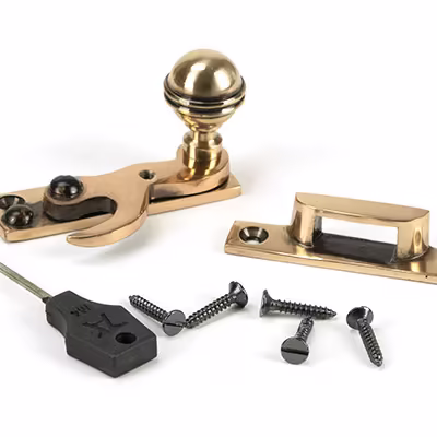 Polished Bronze Prestbury Sash Hook Fastener