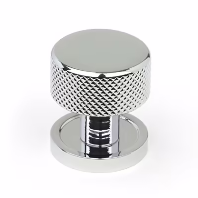 Polished Chrome Brompton Cabinet Knob - 25mm (Plain)