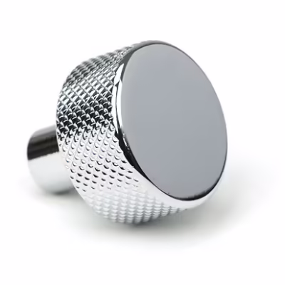 Polished Chrome Brompton Cabinet Knob - 25mm (No rose) - Image 3