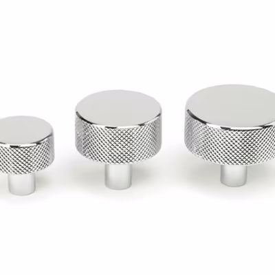 Polished Chrome Brompton Cabinet Knob - 25mm (No rose) - Image 4
