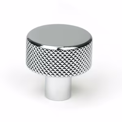 Polished Chrome Brompton Cabinet Knob - 25mm (No rose) - Image 1