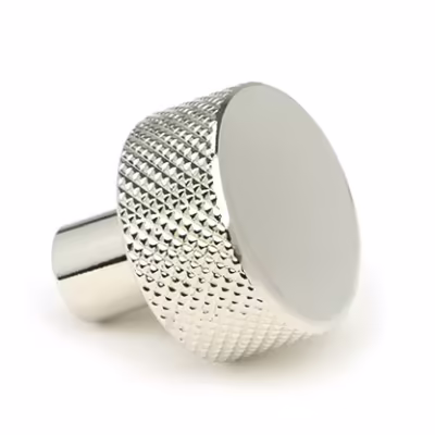 Polished Nickel Brompton Cabinet Knob - 25mm (No rose) - Image 3