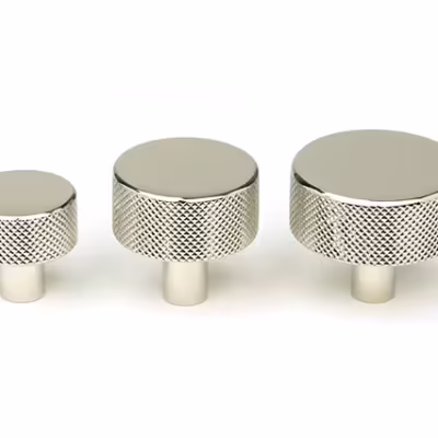 Polished Nickel Brompton Cabinet Knob - 25mm (No rose) - Image 4