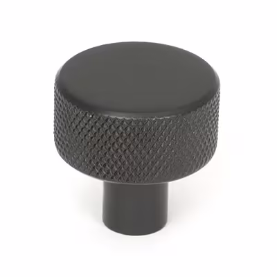Aged Bronze Brompton Cabinet Knob - 25mm (No rose)