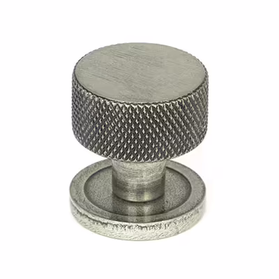 Pewter Brompton Cabinet Knob - 25mm (Plain)