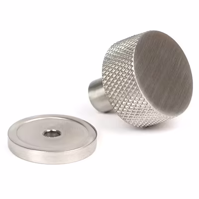 Satin SS (304) Brompton Cabinet Knob - 25mm (Plain) - Image 3