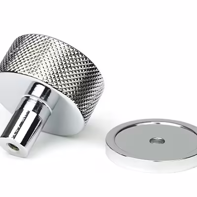Polished Chrome Brompton Cabinet Knob - 32mm (Plain) - Image 2