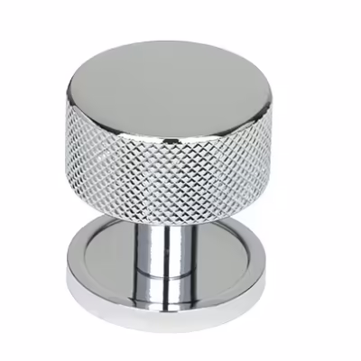 Polished Chrome Brompton Cabinet Knob - 32mm (Plain) - Image 1