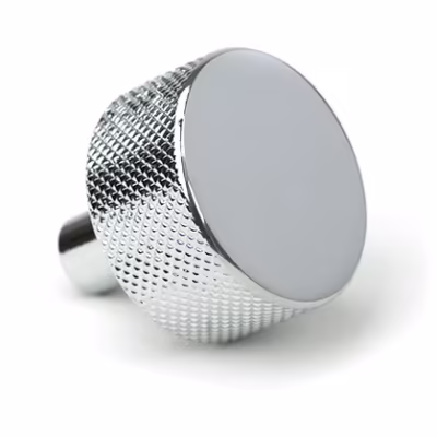 Polished Chrome Brompton Cabinet Knob - 32mm (No rose) - Image 3