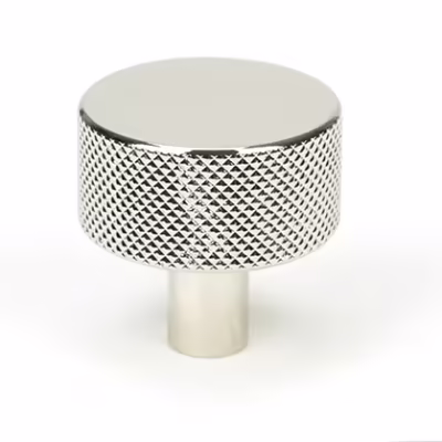 Polished Nickel Brompton Cabinet Knob - 32mm (No rose)