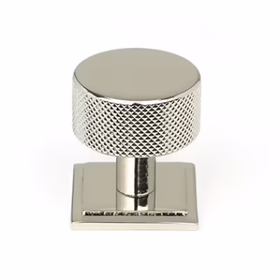 Polished Nickel Brompton Cabinet Knob - 32mm (Square)
