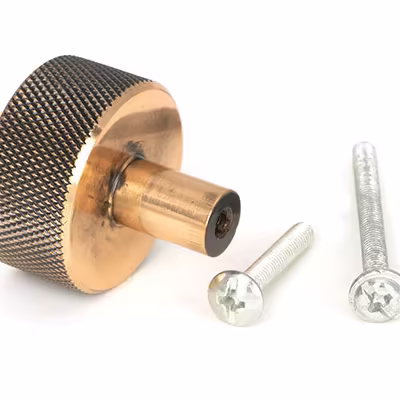 Polished Bronze Brompton Cabinet Knob - 32mm (No rose) - Image 3