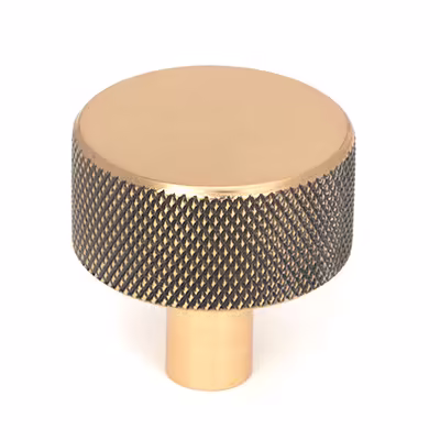 Polished Bronze Brompton Cabinet Knob - 32mm (No rose)