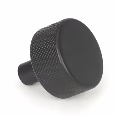 Matt Black Brompton Cabinet Knob - 32mm (No rose) - Image 3