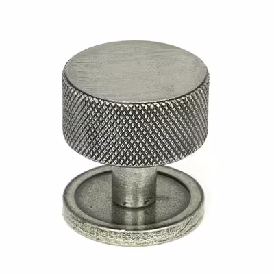 Pewter Brompton Cabinet Knob - 32mm (Plain)
