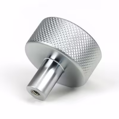 Satin Chrome Brompton Cabinet Knob - 32mm (No rose) - Image 3