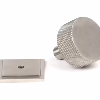 Satin SS (304) Brompton Cabinet Knob - 32mm (Square) - Image 3